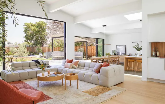 Living Room with Open Layout-3