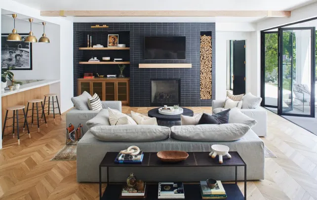 Living Room with Open Layout-4