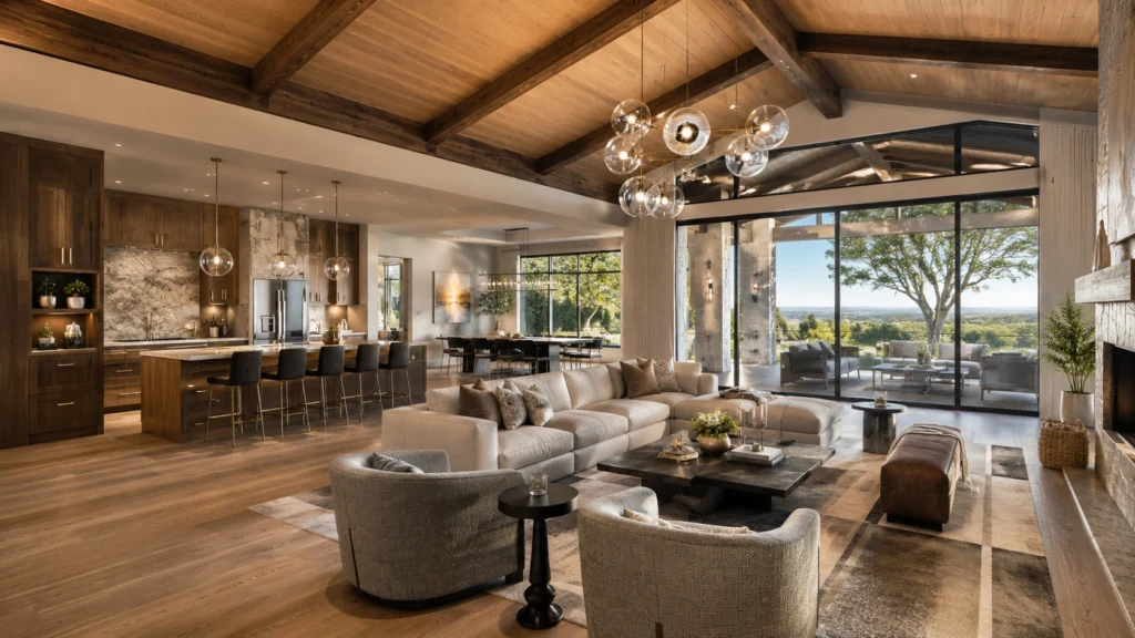 Modern Indoor Design with Smart Living Spaces