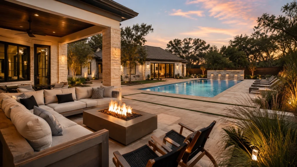 Modern Outdoor Design with Stylish Open Spaces