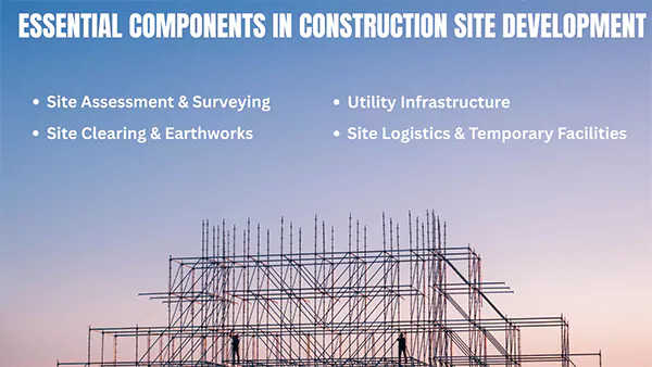 Essential components in construction site development