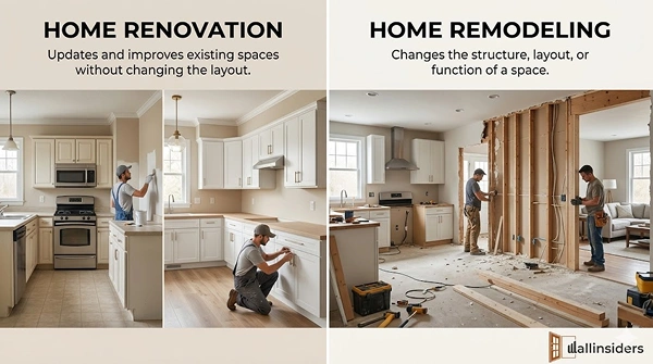 Renovation Vs Remodel
