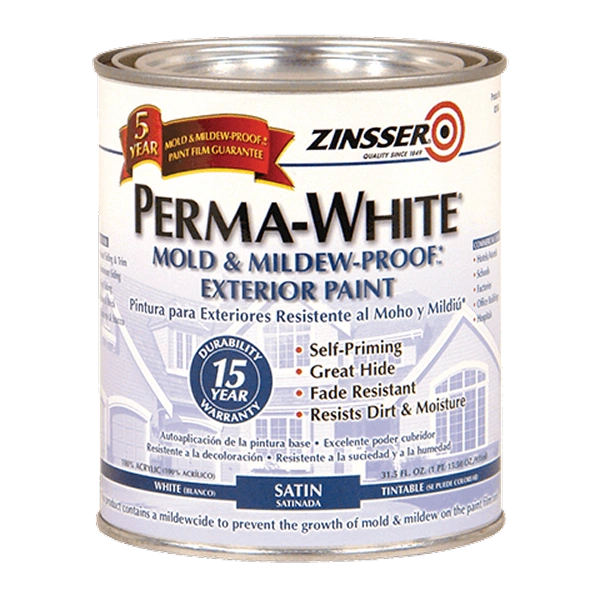 Rust-Oleum Zinsser Perma-White Exterior