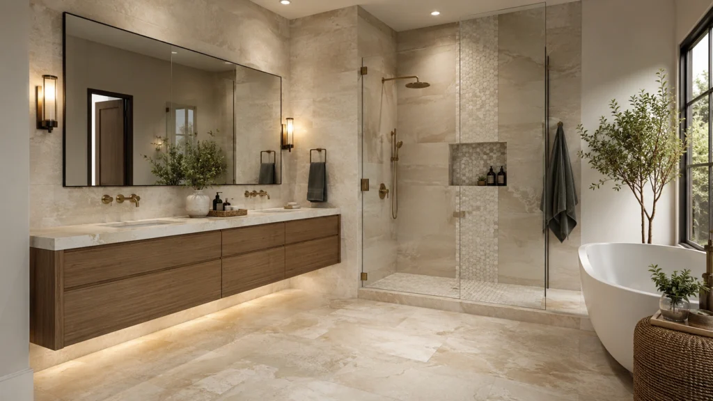 bathroom tile design stylish modern interior