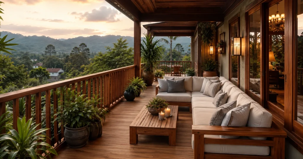 cozy outdoor space