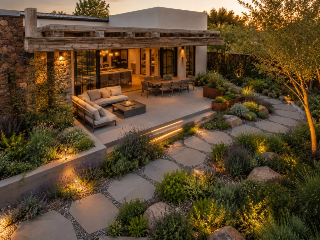 elegant texas green outdoor living design
