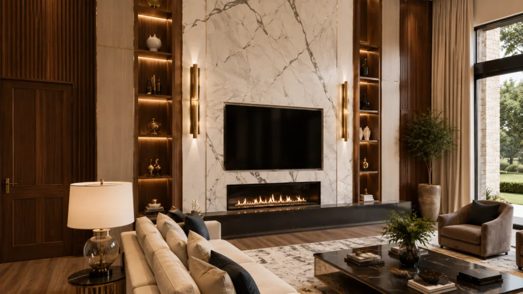 elegant texas luxury wall interior design