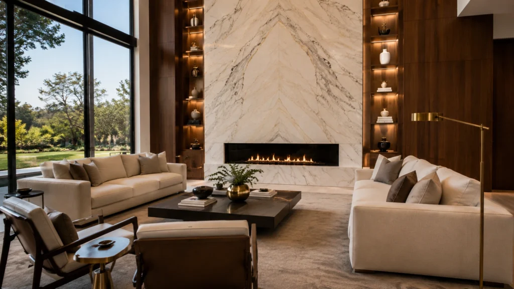 elegant texas marble home interior design