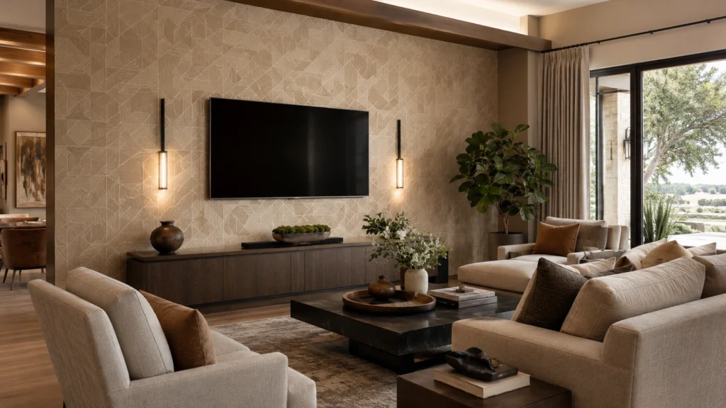 elegant texas wallpaper interior wall design