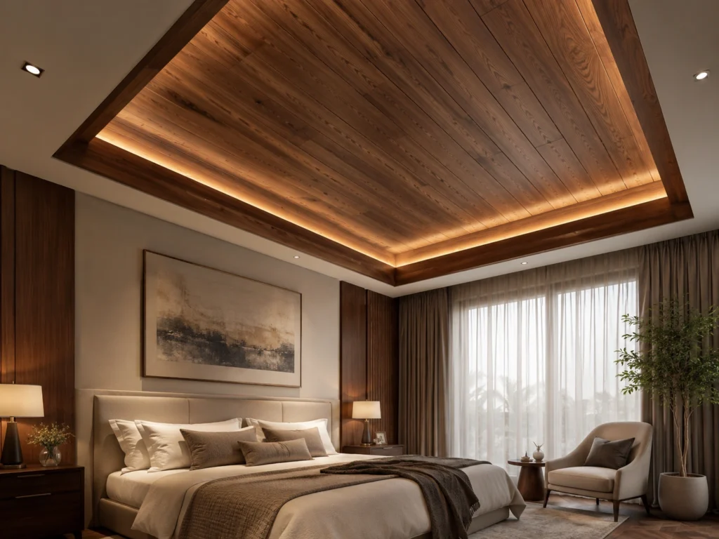 luxurious wood ceiling