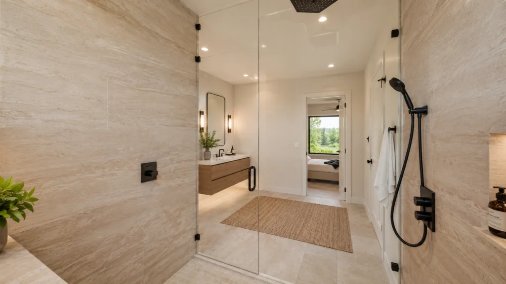 luxury farmhouse bathroom design clean interior look