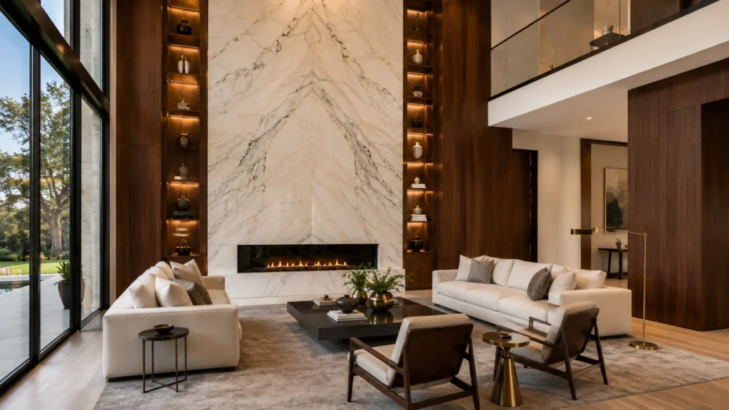 luxury marble interior wall