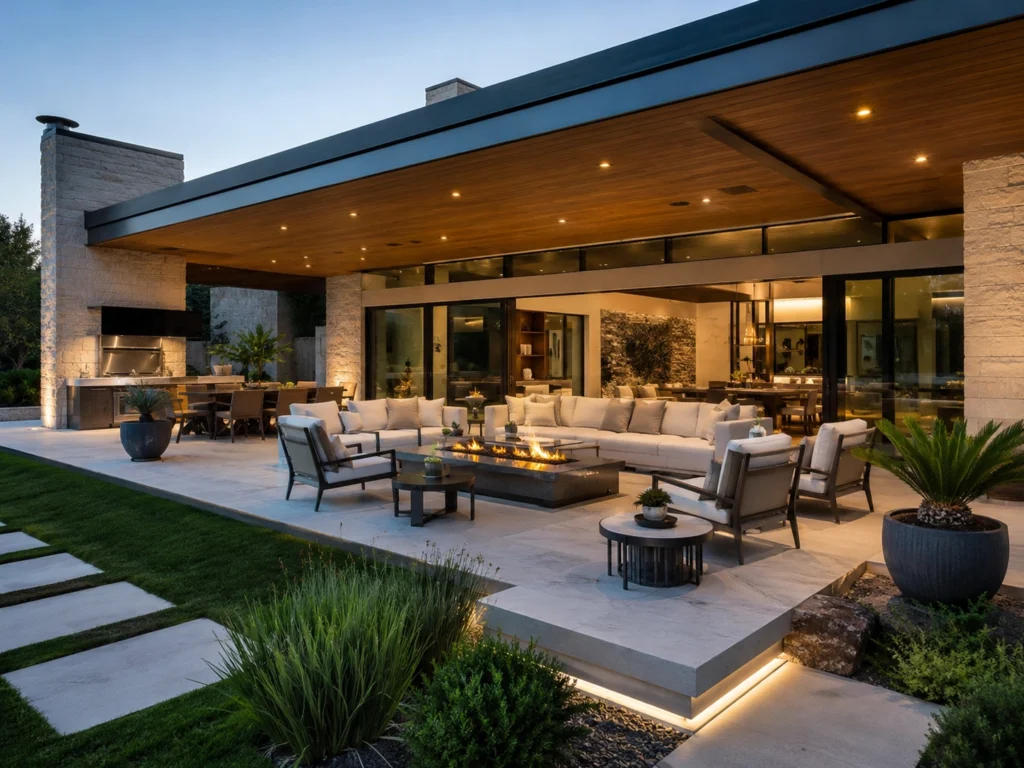 luxury-outdoor-lounge design relaxing open spaces