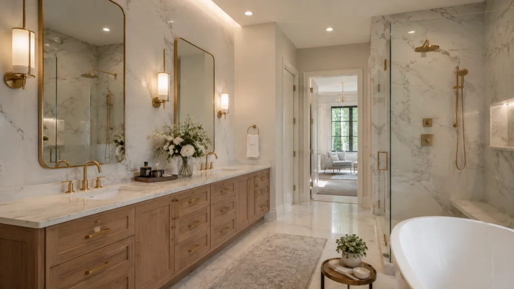 marble wall finish