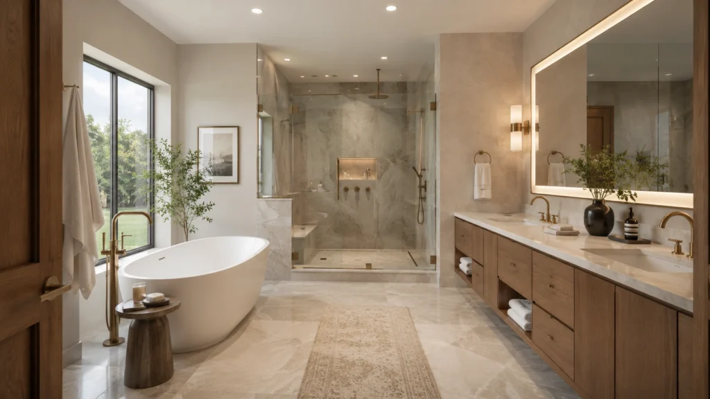master bathroom design stylish modern interior
