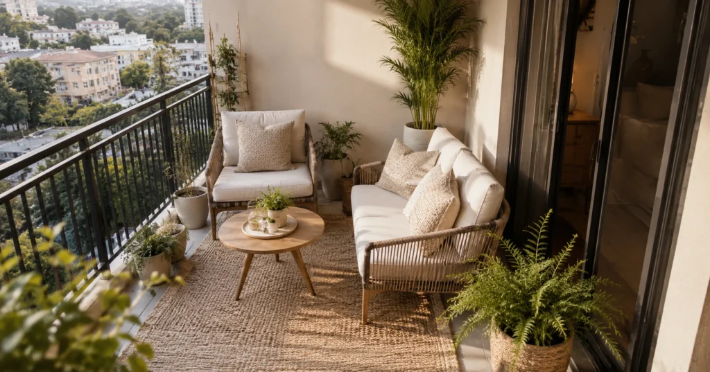 modern balcony decor