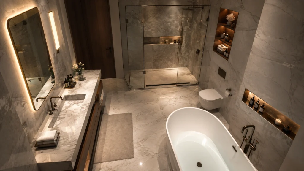 modern bathroom vanity