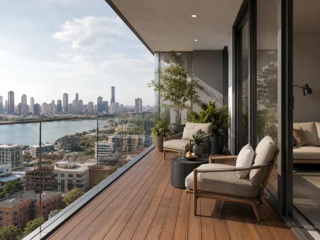 modern city view