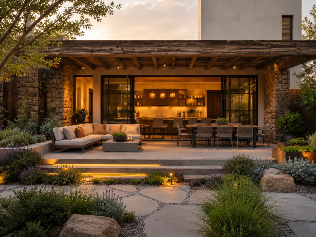 modern-sustainable outdoor living space