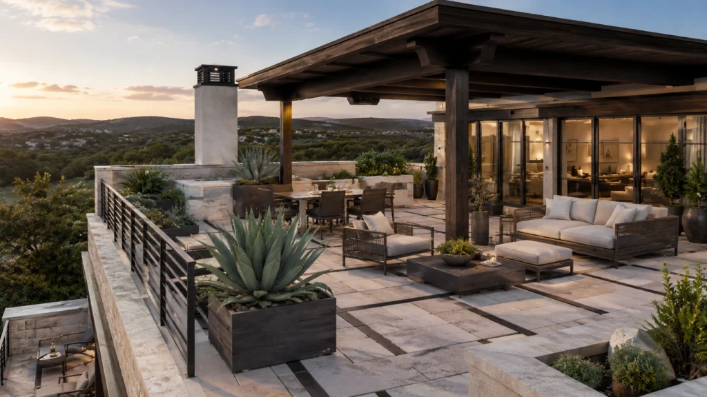 premium terrace balcony design greenery
