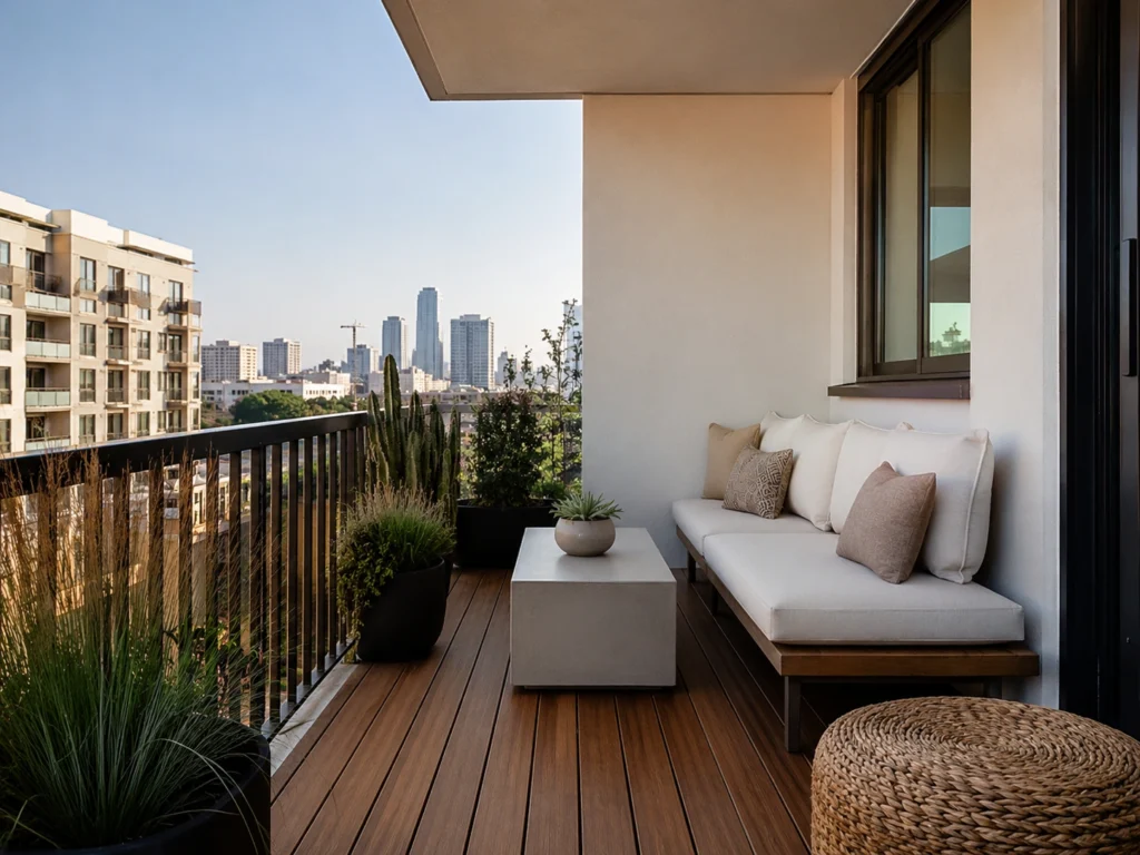 small outdoor space