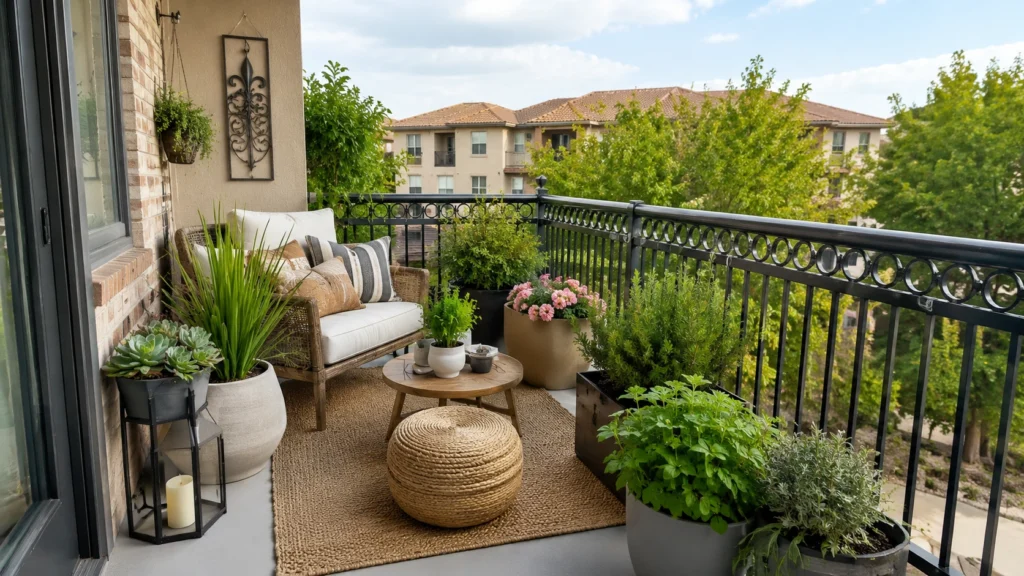 texas balcony garden design