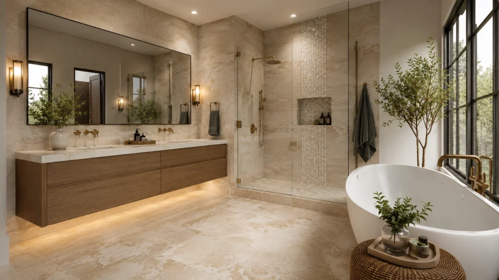 texas bathroom tile design