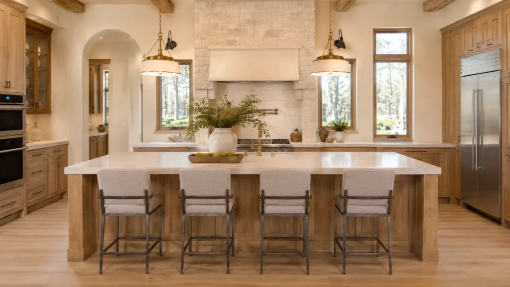 texas luxury kitchen design large island