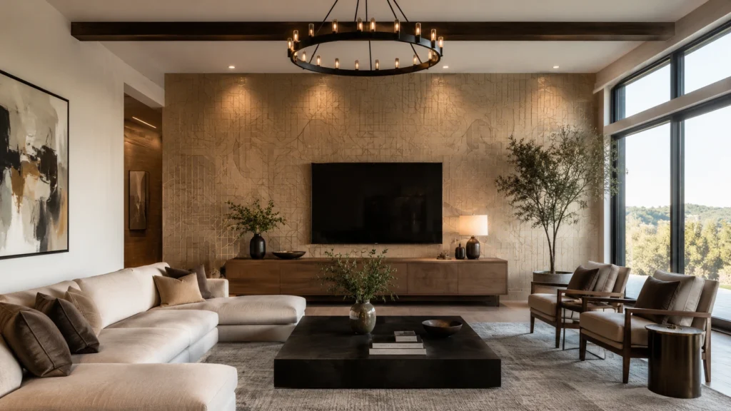 wallpaper wall design stylish interior theme