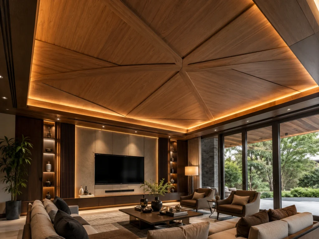 warm ceiling texture