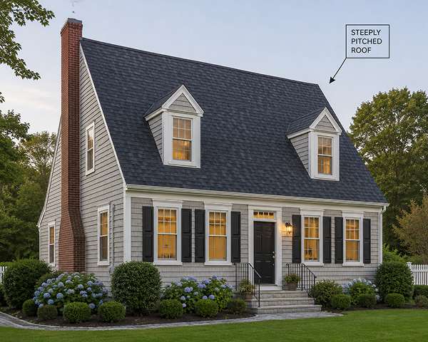 Cape Cod Roof Structure