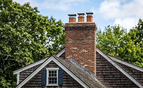 Central Chimney in the Cape Cod House