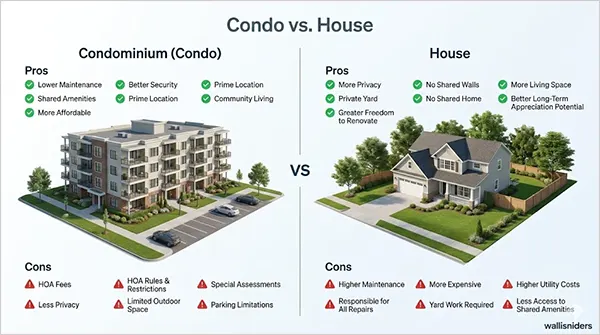 Pros and Cons of Condo Vs House