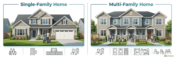 Single-Family House Vs Multi-Family House