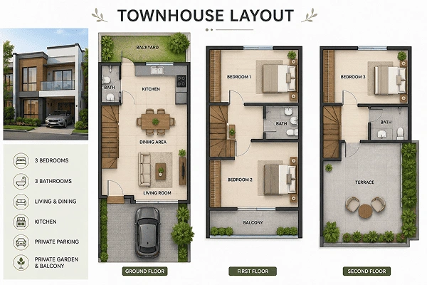 Townhouse Layout