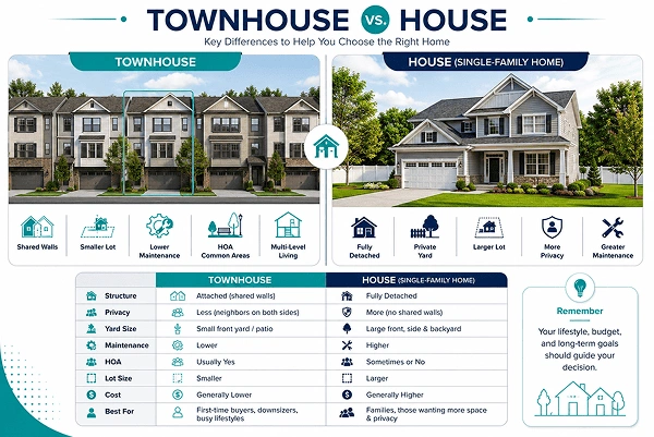Townhouse Vs House 