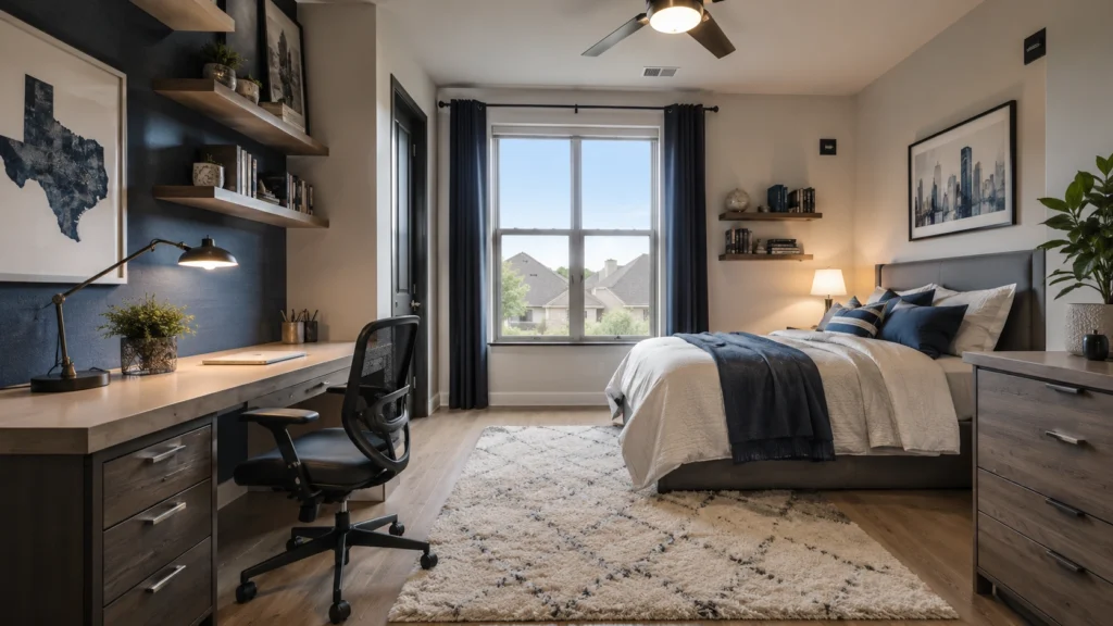 elegant teen bedroom design wooden furniture