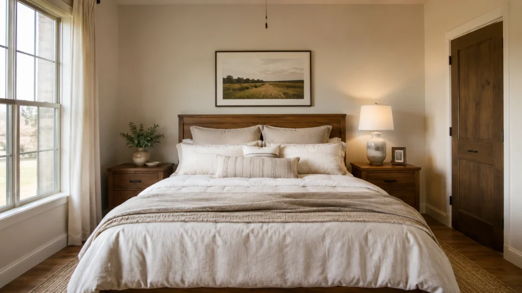 luxury simple bedroom design neutral decor
