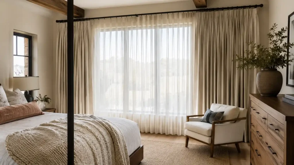 Modern Bedroom Curtain Design