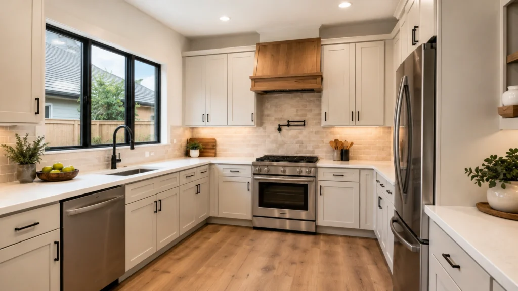 modern u shaped kitchen design