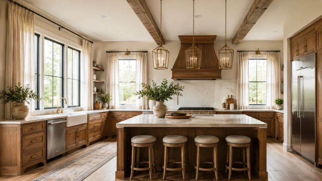 small kitchen curtain design natural decor
