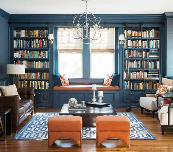 Bookshelf Accent Wall