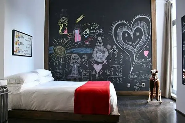 Chalkboard Themed Wall 