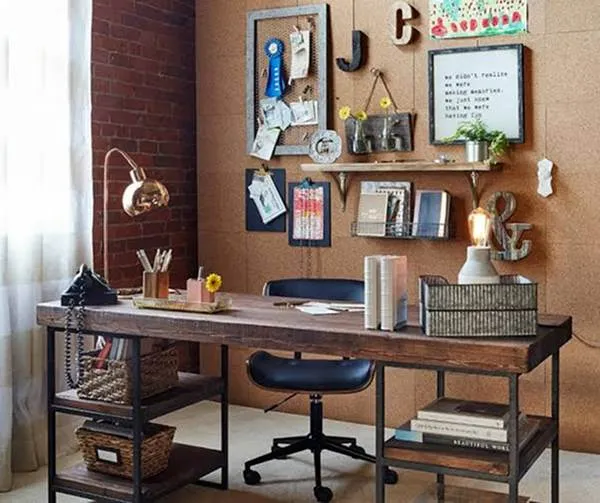 Corkboard Accent Wall 