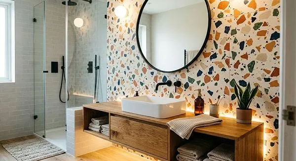 Terrazzo Accent Wall 
