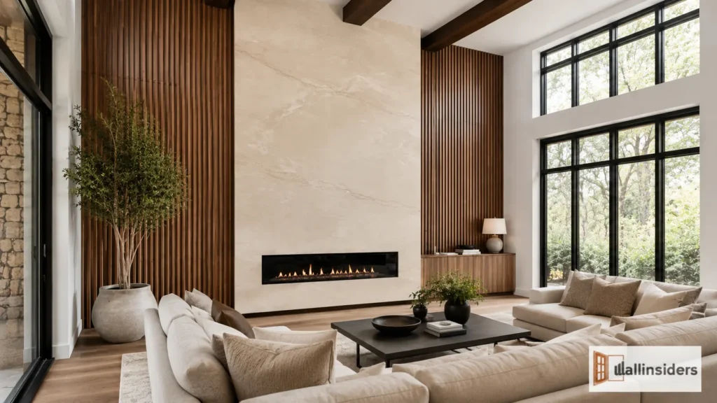 Contemporary Accent Wall Design with Modern Décor
