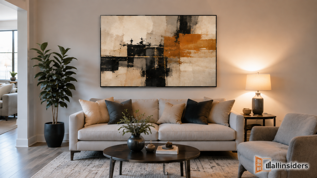 elegant wall art design warm interiors