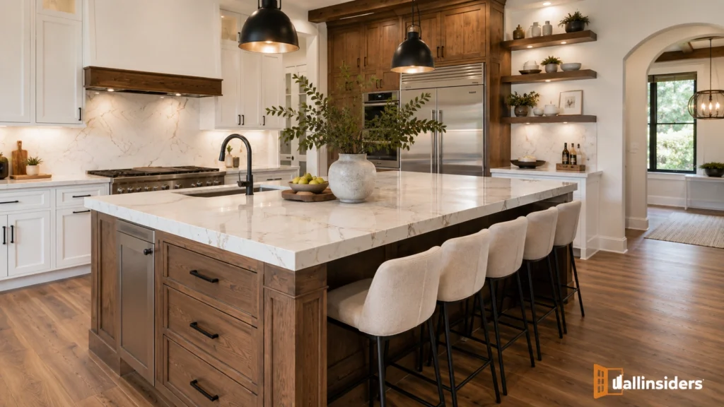 luxury kitchen island design premium finishes