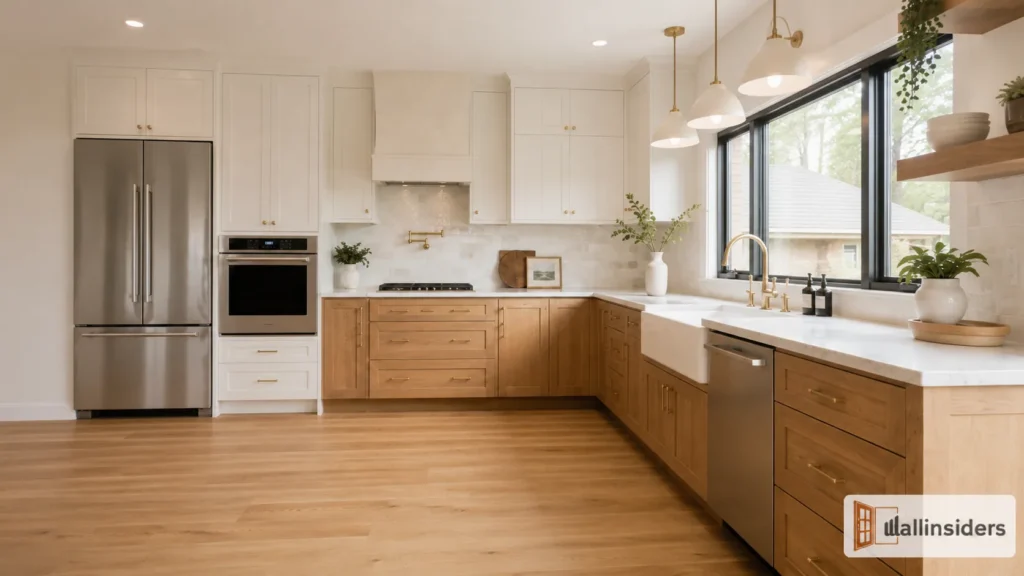 Modern L-Shaped Kitchen Design