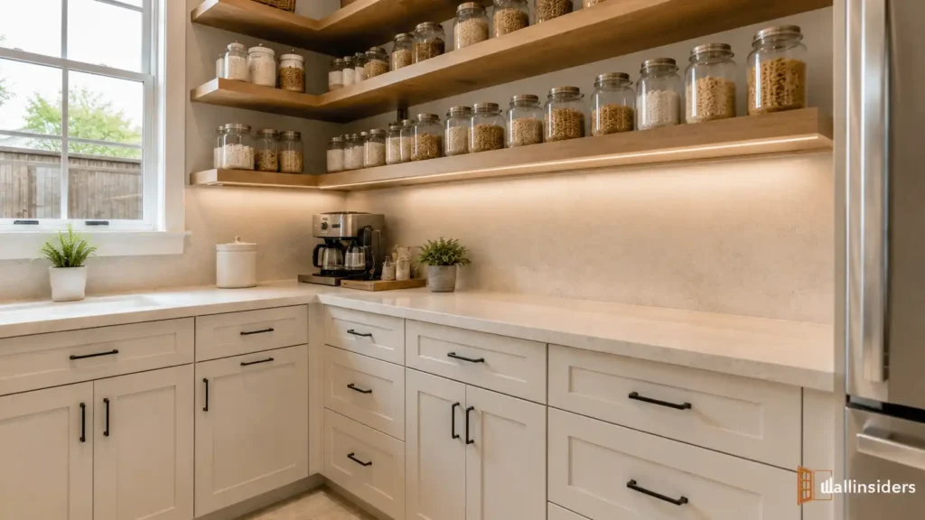 Small Kitchen Pantry Design with Smart Storage